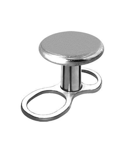 TT int 1,2mm MINI DERMAL ANCHOR W/DISC 3mm h. 1,5mm TT int 1,2mm MINI DERMAL ANCHOR W/DISC 3mm h. 1,5mm