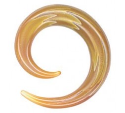 Pirex Spiral Amber