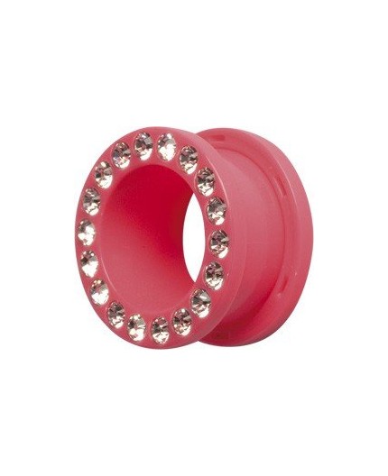 UV JEWELLED FLESH TUNNELS