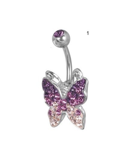 Ce Titanium Crystal Butterfly Banana