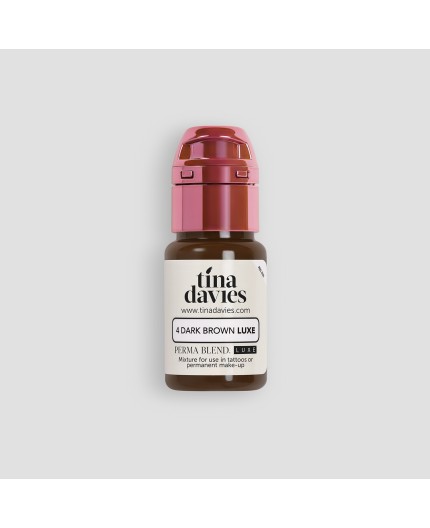 DARK BROWN LUXE Tina Davies - Perma Blend Luxe - 15ml - Pigmento PMU REACH DARK BROWN LUXE Tina Davies - Perma Blend Luxe - 15ml - Pigmento PMU REACH
