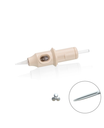 03 RL (Round Liner) 0,25mm - Long Taper - Cartucce Biotek Universali - Aghi PMU - 20pz 03 RL (Round Liner) 0,25mm - Long Taper - Cartucce Biotek Universali - Aghi PMU - 20pz