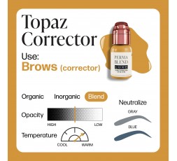 TOPAZ CORRECTOR - Perma Blend Luxe - 15ml - Correttore PMU REACH