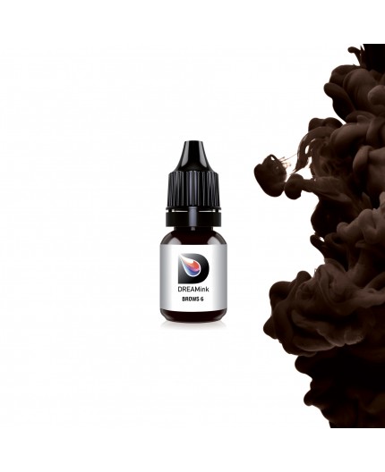 BROWS 6 Marrone Molto Scuro - Dreamink - 10ml - Conforme REACH BROWS 6 Marrone Molto Scuro - Dreamink - 10ml - Conforme REACH
