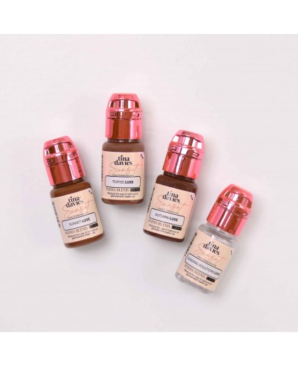 Tina Davies SUNSET Set - Perma Blend Luxe - 4x15ml - Pigmenti PMU REACH Tina Davies SUNSET Set - Perma Blend Luxe - 4x15ml - Pigmenti PMU REACH