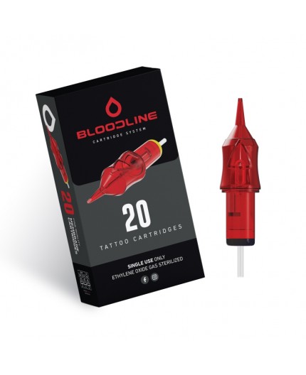 01 RL (Round Liner) - Long Taper - Cartucce BodySupply Bloodline - Aghi Tattoo - 20pz 01 RL (Round Liner) - Long Taper - Cartucce BodySupply Bloodline - Aghi Tattoo - 20pz