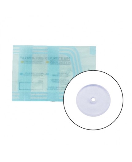 STERILE MEDICAL SILICONE PIERCING DISCS 2pcs