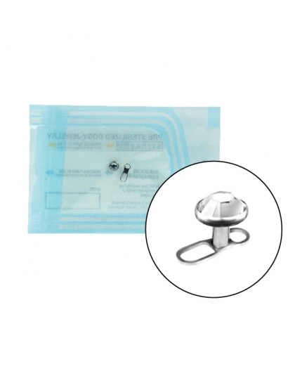 TT STERILE JEWEL OPEN STYLE DERMAL ANCHOR