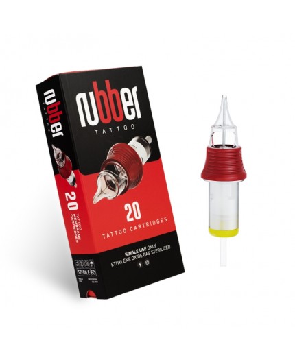 07 RS (Round Shader) - Long Taper - Cartucce BodySupply Rubber - Aghi Tattoo - 20pz 07 RS (Round Shader) - Long Taper - Cartucce BodySupply Rubber - Aghi Tattoo - 20pz