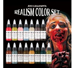 Ato Legaspi's REALISM COLOR SET - Xtreme Ink - 15x30ml - Conforme REACH
