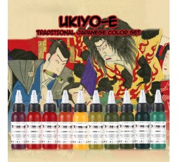 Ukiyo-e TRADITIONAL JAPANESE COLOR SET - Xtreme Ink - 10x30ml - Conforme REACH