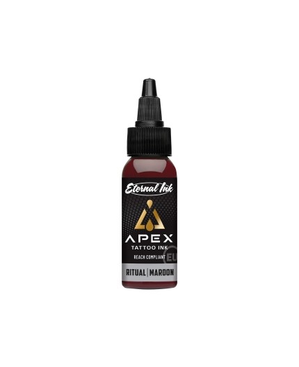 RITUAL MAROON - Eternal Ink APEX - 30ml - Colore Tattoo REACH RITUAL MAROON - Eternal Ink APEX - 30ml - Colore Tattoo REACH