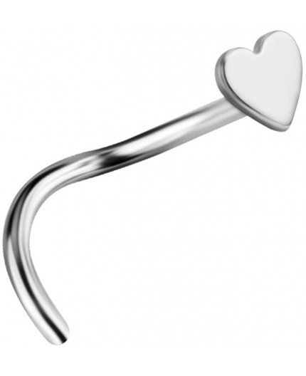 TT NOSE STUDS HEART 0,8mm