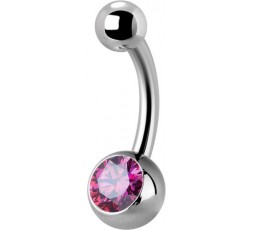 Titanium Jewelled Internal Banana