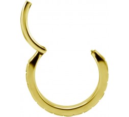 GD 316 HINGED RING SET W. SQUARE ZIRCONIA 1,2x12mm WH