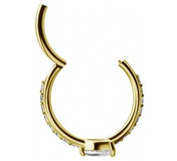 GD 316 HINGED RING SET W. MARQUISE ZIRCONIA 1,2x12mm WH