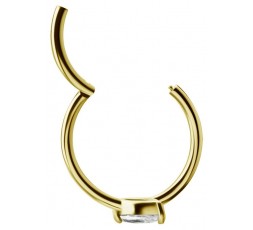 GD 316 HINGED RING SET W. MARQUISE ZIRCONIA 1,2x12mm WH