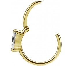 GD 316 HINGED RING SET W. MARQUISE ZIRCONIA 1,2x12mm WH