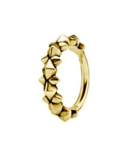 GD 316 HINGED RING (PYRAMIDS & SPIKES) 1,2x12mm GD 316 HINGED RING (PYRAMIDS & SPIKES) 1,2x12mm