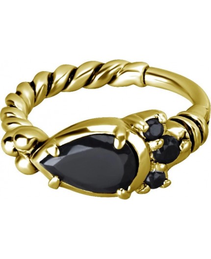 GD 316 HINGED RING W/ZIRCONIA mod.12