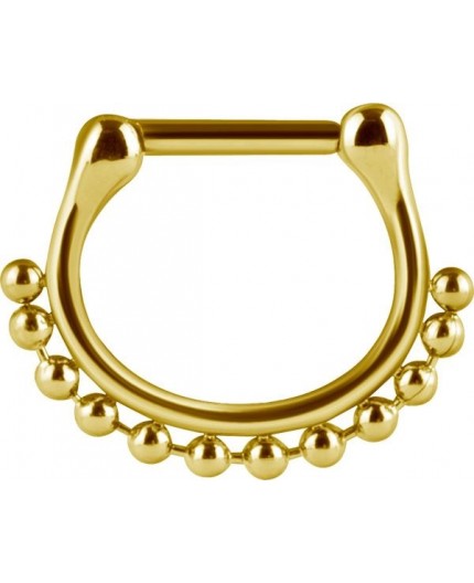 GD 316 SEPTUM CLICKERS SIDE BALL CHAIN 1,2x8mm