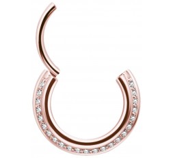 RG 316 TRIPLE SLANTED HINGED RING SET W. ZIRCONIA