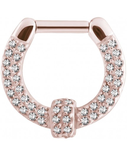 RG 316 SEPTUM CLICKERS SWAROVSKI PAVE SETTING