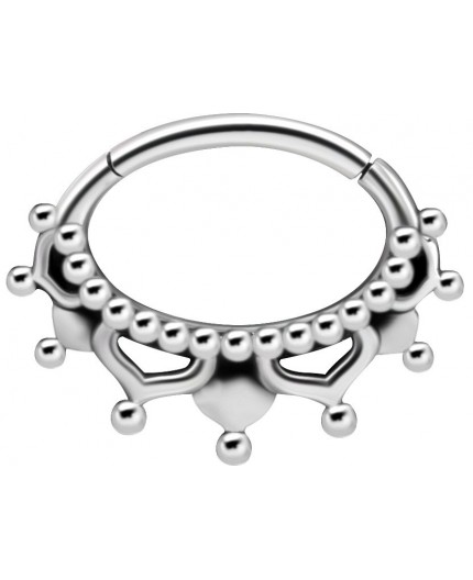 SS 316 HINGED SEPTUM & DAITH CLICKERS 1,2x6mm mod.8