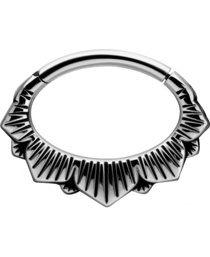 SS 316 HINGED SEPTUM & DAITH CLICKERS 1,2x6mm mod.7