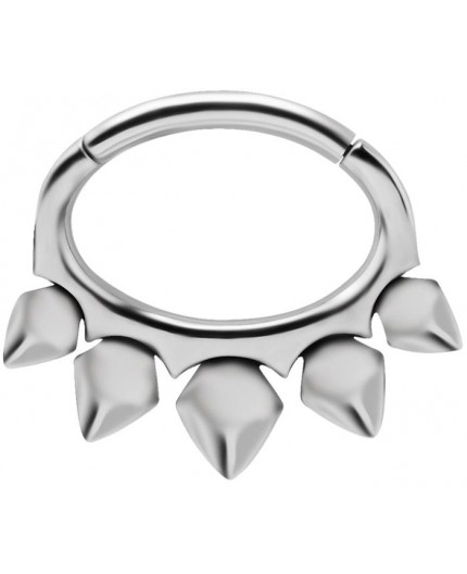 SS 316 HINGED SEPTUM & DAITH CLICKERS 1,2x6mm mod.14