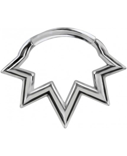 SS 316 HINGED SEPTUM & DAITH CLICKERS 1,2x6mm mod.13