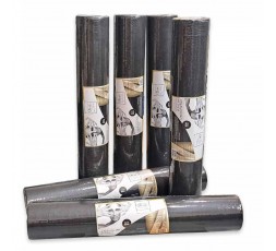 6 Rotoli di Lenzuolino TNT+PLP Nero per Lettino - 60cm x 70mt.