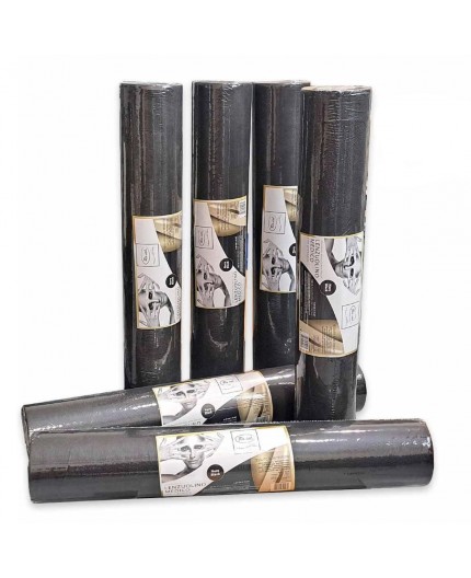 6 Rotoli di Lenzuolino TNT+PLP Nero per Lettino - 60cm x 70mt. 6 Rotoli di Lenzuolino TNT+PLP Nero per Lettino - 60cm x 70mt.