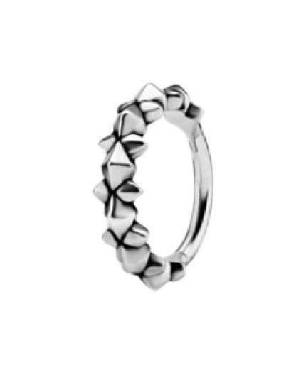 SS 316 HINGED RING (PYRAMIDS & SPIKES) 1,2x12mm