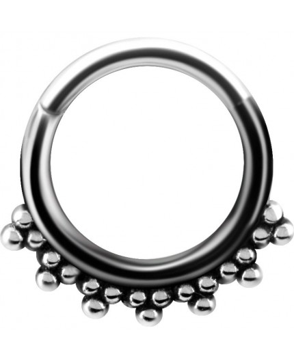 SS 316 HINGED TRIBAL CLICKER 1,2x8mm