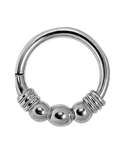 SS 316 HINGED CLICKER (3 BALLS)