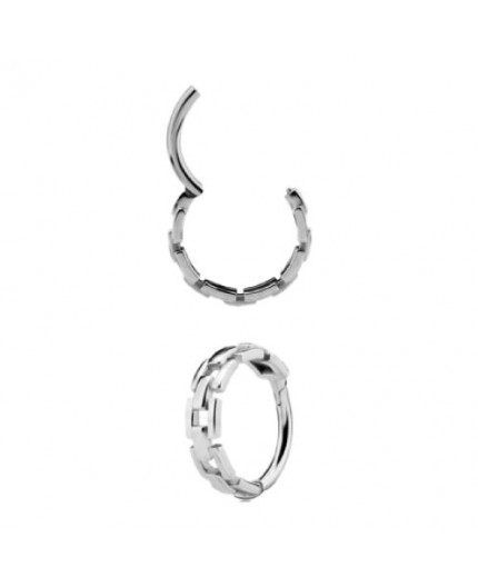 SS 316 HINGED CLICKER (CHAIN STYLE) 1,2x10mm