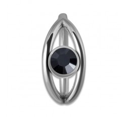 SS 316 JEWELLED HINGED RING