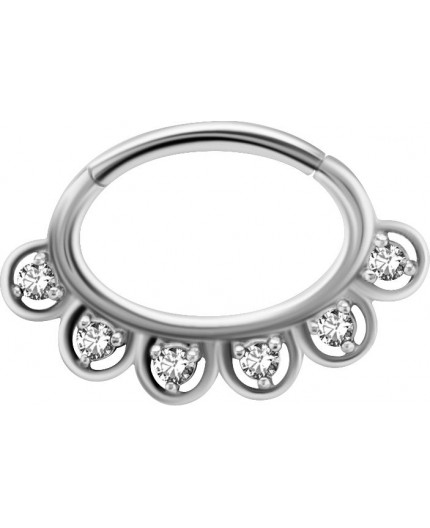 SS 316 HINGED DAITH CLICKER 1,2x6mm WH mod. 02