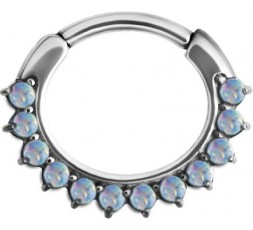 SS 316 OPAL CURVED SEPTUM CLICKERS