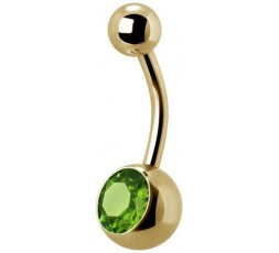 GD 316 8mm JEWEL NAVEL BARBELLS