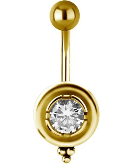 GD 316 JEWEL BANANA 1,6x10mm TRIBAL BELLY - model 27 WH