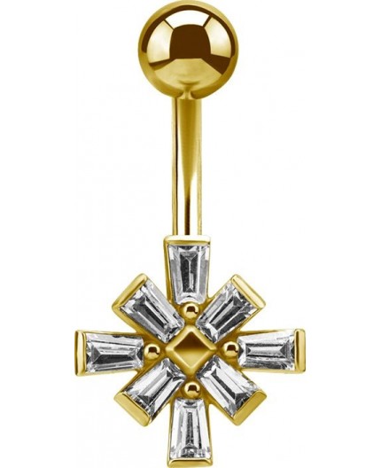GD 316 JEWEL BANANA 1,6x10mm TAPPERED BAGUETTE - WH GD 316 JEWEL BANANA 1,6x10mm TAPPERED BAGUETTE - WH
