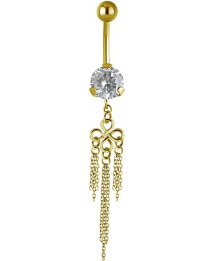 GD 316 JEWEL BANANA WITH DANGLES 1,6x10mm model 41 WH GD 316 JEWEL BANANA WITH DANGLES 1,6x10mm model 41 WH