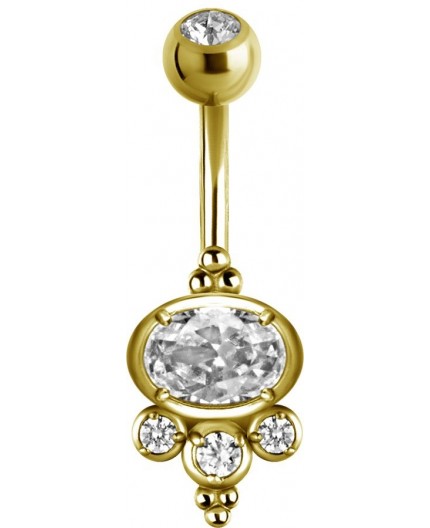GD 316 DOUBLE JEW PRONG SETTING BANANA 1,6x10mm CR