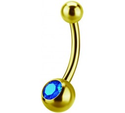 GD 316 6mm JEWEL NAVEL BARBELLS