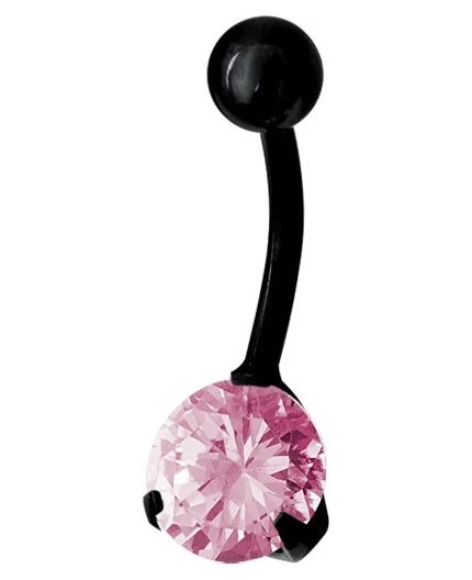 BK 316 BANANA WITH 8mm PRONG SET JEWEL BK 316 BANANA WITH 8mm PRONG SET JEWEL