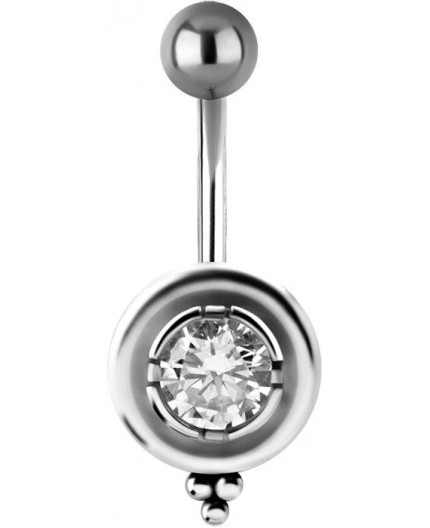 SS 316 JEWEL BANANA 1,6x10mm TRIBAL BELLY - model 27WH