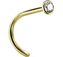 GD 316 JEWELLD NOSE STUD BENT sfera 2.35mm