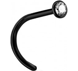 BK 316 JEWELLD NOSE STUD BENT sfera 2.35mm